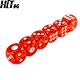 DND Dice 6 Sided Dice Acrylic Dice Transparent Red Dice White Points Dice Round Corner Dice 16mm Dic